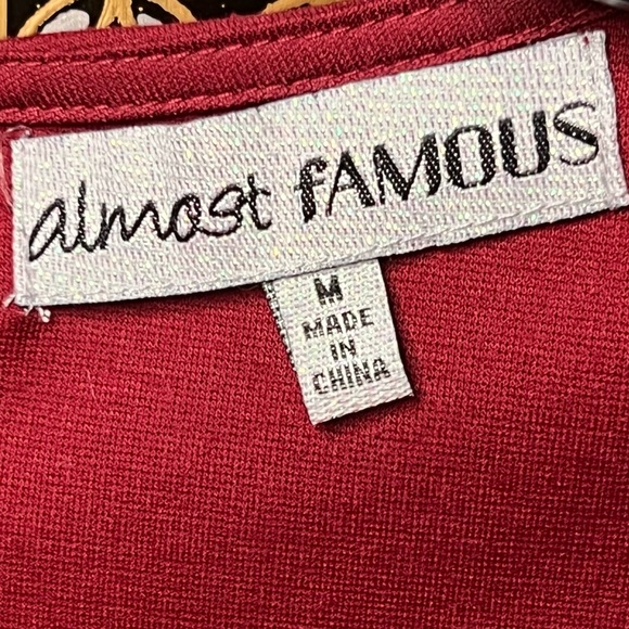 Almost Famous Color-Blocking Ruched Asymmetrical Dress - Picture 6 of 6